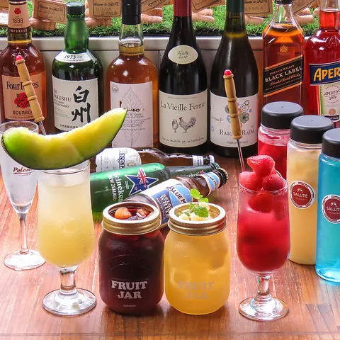 料理に寄り添う、<br>こだわりのドリンクメニュー